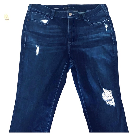 Lane Bryant Distressed Jean Denim Plus Woman’s - Picture 1 of 10